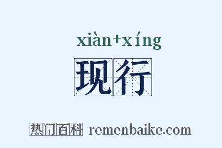 现行是什么意思的图片